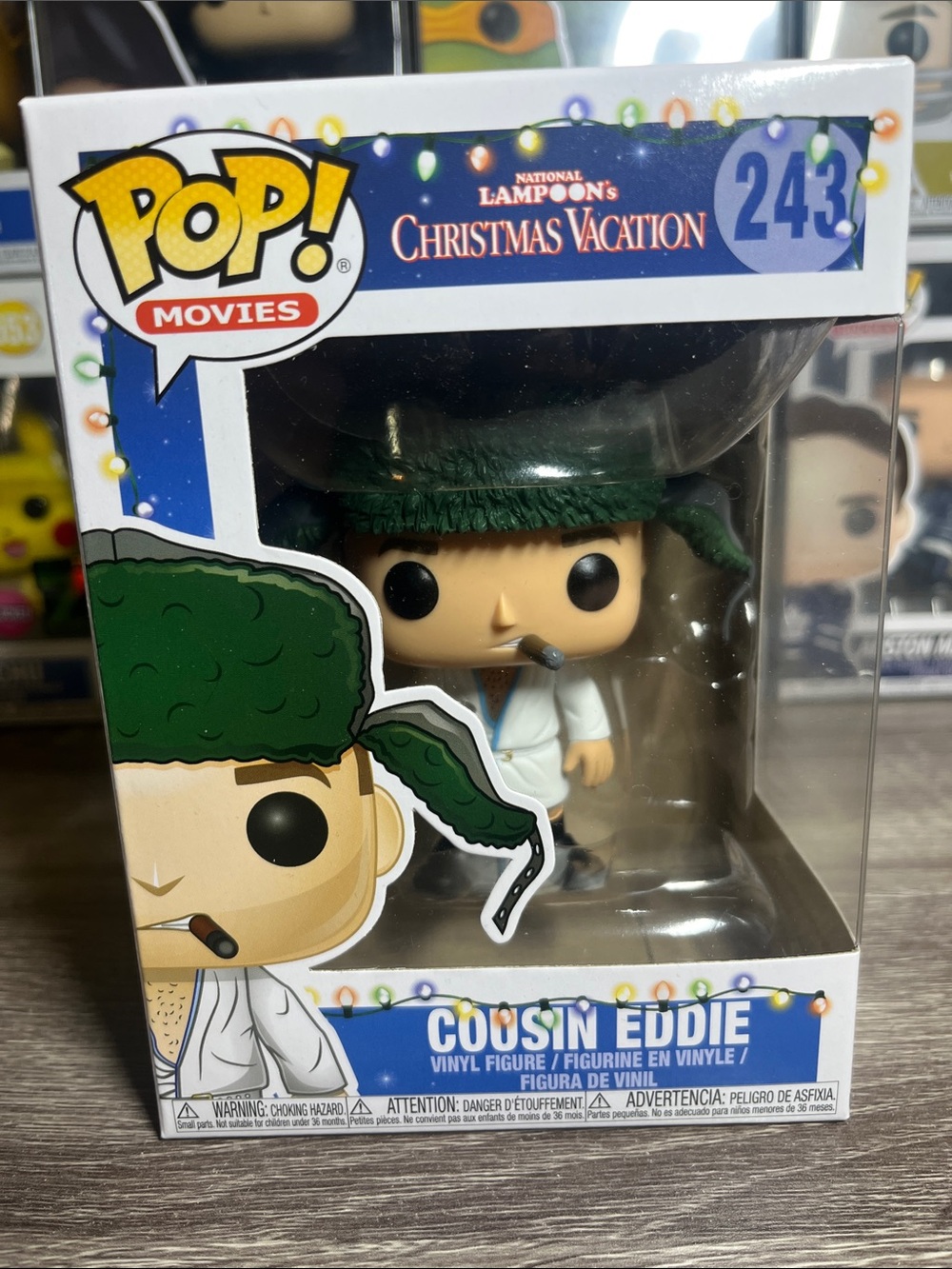 Funko Pop! Movies Cousin Eddie Vinyl Figure - Green Hat, White Outfit